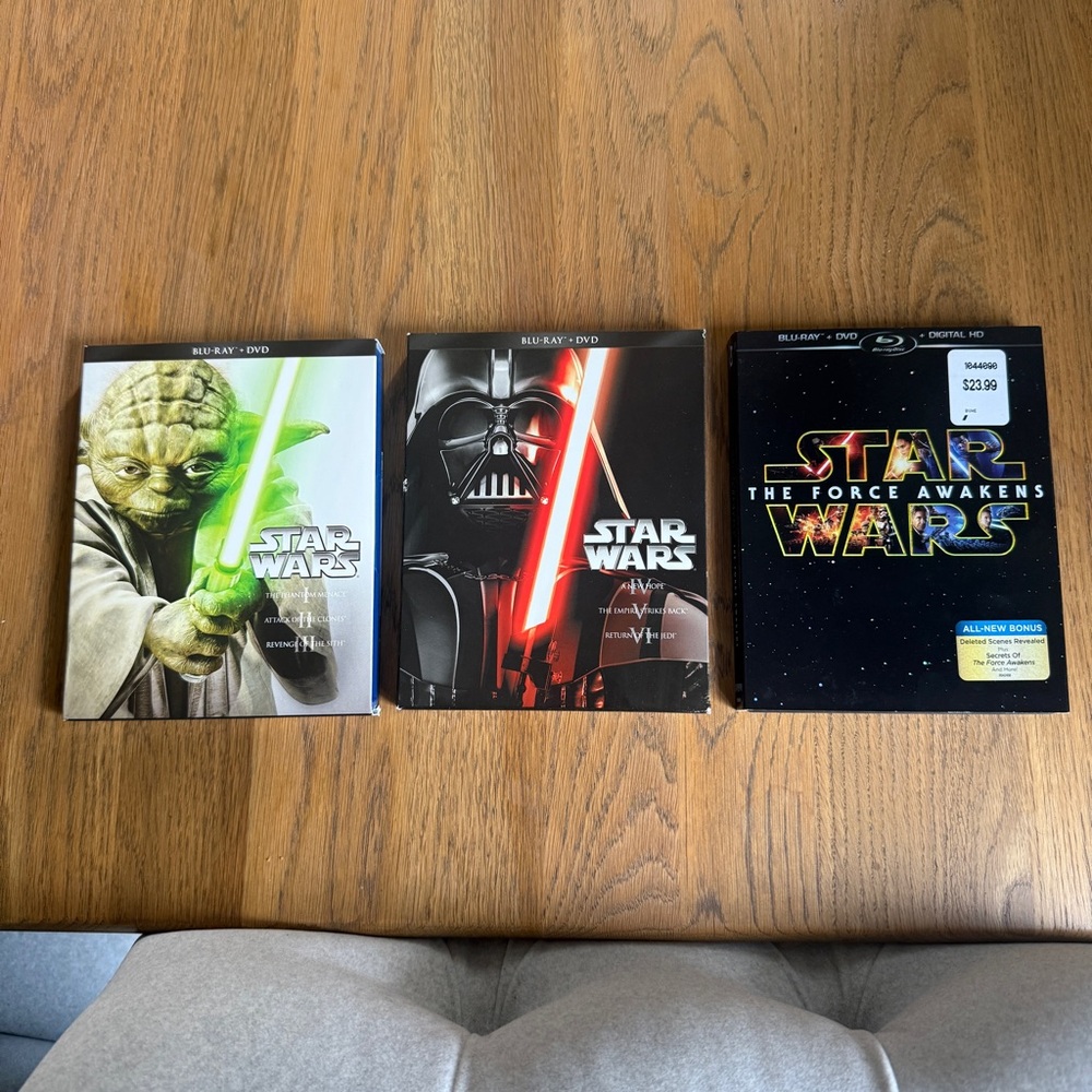 Star Wars Trilogy +  Blu-ray and DVD Collection